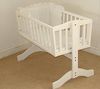 Saplings Bethany Swinging Crib White