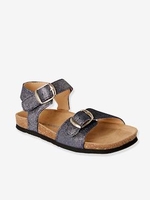 Anatomic Leather Sandals for Girls pink light solid