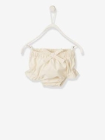 Bloomer-Style Shorts for Baby Girls white medium solid