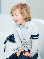 Cardigan for Boys grey light mixed color