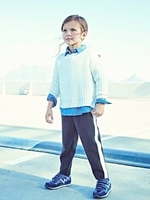 Cigarette Trousers for Girls black dark solid with design