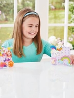 Enchanted World,  by AQUABEADS blue light solid with design