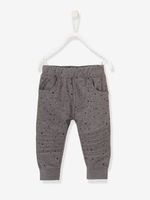 Fleece trousers for Baby Boys grey dark mixed color