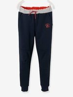 Joggers for Boys blue dark solid with design