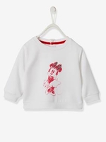 Minnie® Sweatshirt with Sequins,  for Girls white medium solid with design