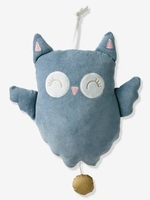 Musical Toy,  Owl grey medium solid with design