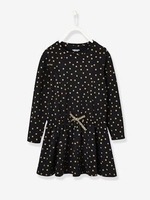 Printed Dress for Girls pink light all over printed