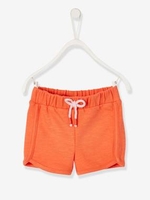 Sports Shorts for Baby Girls orange medium solid
