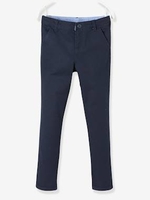 Trousers for Boys blue dark solid