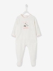 Velour Minnie® Sleepsuit,  for Baby Girls white medium solid with design