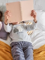 Velour Pyjamas for Boys grey light mixed color