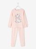 Velour Pyjamas for Girls,  Disney® Aristocats pink light solid