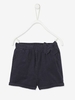 Velour Shorts for Babies dark blue