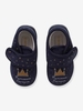 Velvet-Effect Shoes with Touch 