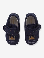 Velvet-Effect Shoes with Touch 