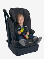 Vertbaudet Kidsit Car Seat - Group 1/2/3 grey dark solid with design