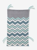 Vertbaudet Multi-Purpose Reversible Blanket white light all over printed