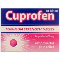 Cuprofen 400mg Max 48 Tablets