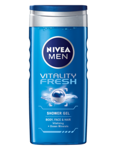 Nivea Men: Vitality Fresh Shower Gel 250ml