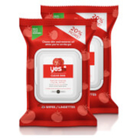 yes to Tomatoes Clear Skin Blemish Clearing Facial Wipes (Pack of 2) (Worth £7.98)